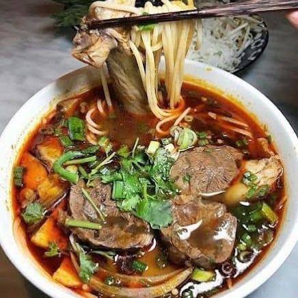 Bun Bo Hue Noodle Soup.