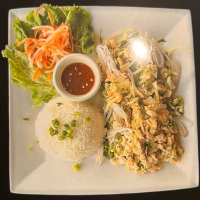 Chicken Larb (Spicy or Non-Spicy).