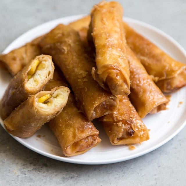 Banana Eggrolls.