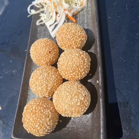 Red Bean Sesame Balls.