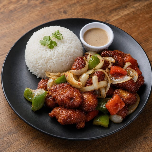 Sweet and Sour Chicken.
