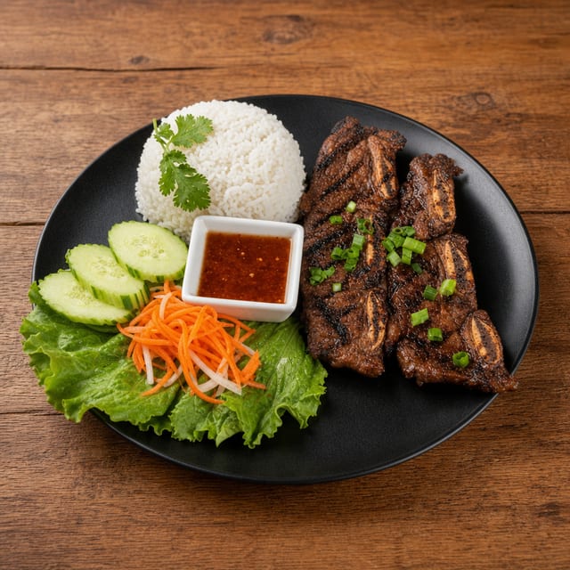 Vietnamese BBQ Beef Ribs.