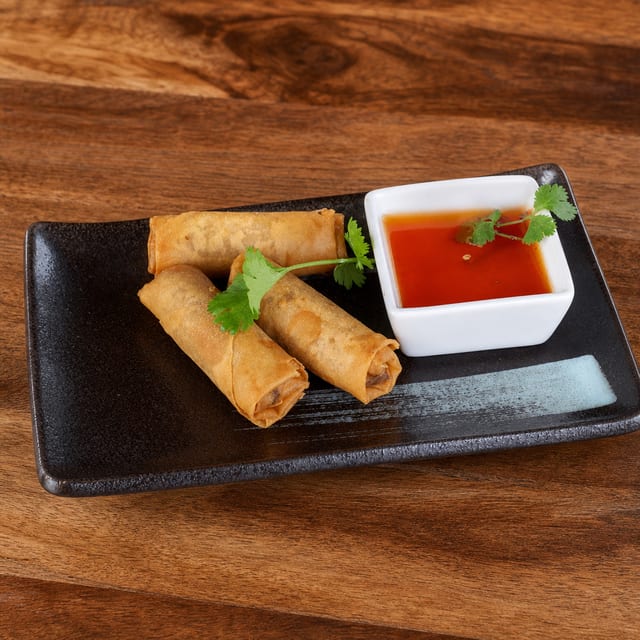 Crispy Egg Rolls.