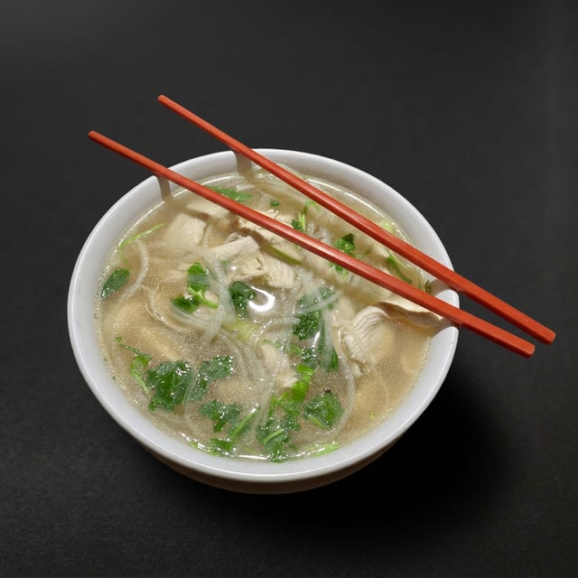 Chicken Pho Noodle Soup.