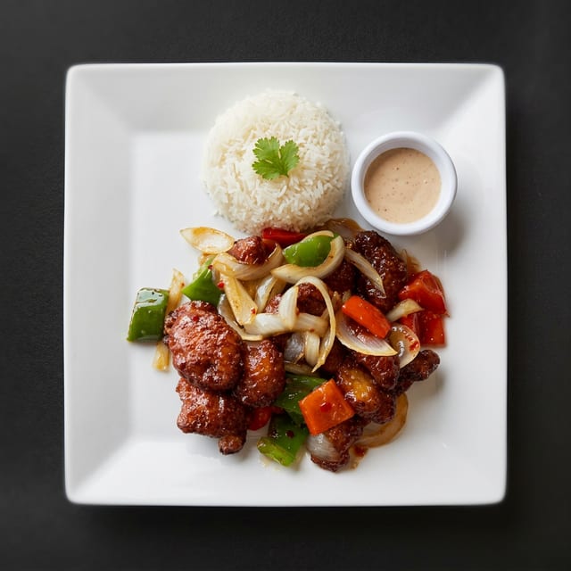 Sweet and Sour Chicken.