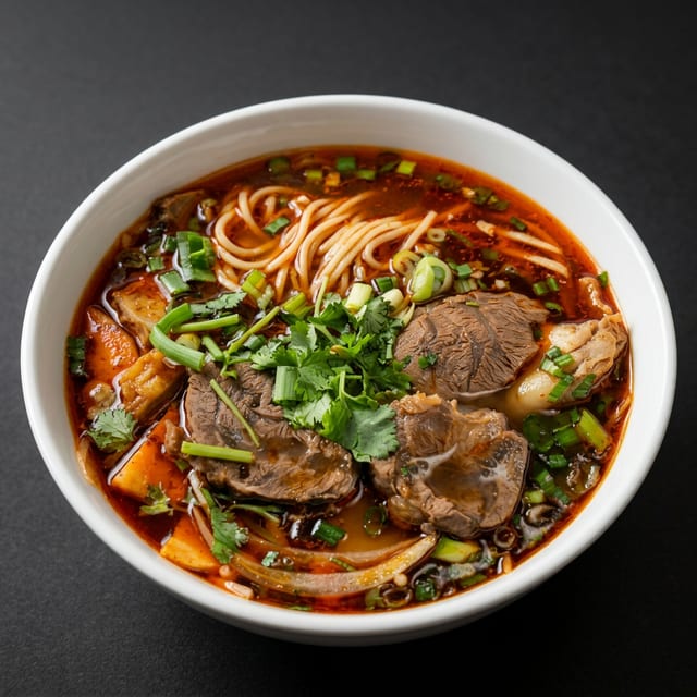 Bun Bo Hue Noodle Soup.